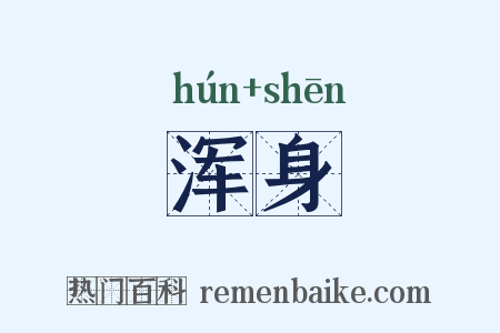 浑身是什么意思的图片